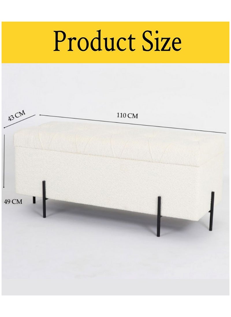 Generic Modern Storage Bench For Bedroom, Living Room 110*43*49 CM  - Image 4