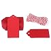 G2PLUS 100PCS Red Gift Tags with String 2 x 4 Blank Paper Gift Tags with Twine for Gift Wrapping Arts Crafts Wedding Christmas Thanksgiving Valentines Day - Image 2