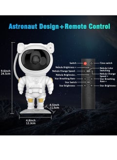 Generic Kids Star Projector Night Light Ksera Astronaut LED Projection Lamp for Bedroom, Starry Night Light Projector with Timer, Remote Control and 360°Adjustable Head Angle  - Image 4