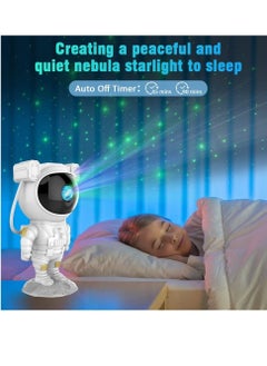 Generic Kids Star Projector Night Light Ksera Astronaut LED Projection Lamp for Bedroom, Starry Night Light Projector with Timer, Remote Control and 360°Adjustable Head Angle  - Image 3