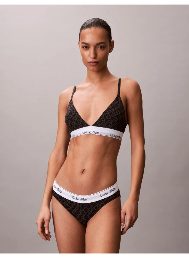 كالفن كلاين حمالة صدر مثلثية بشعار