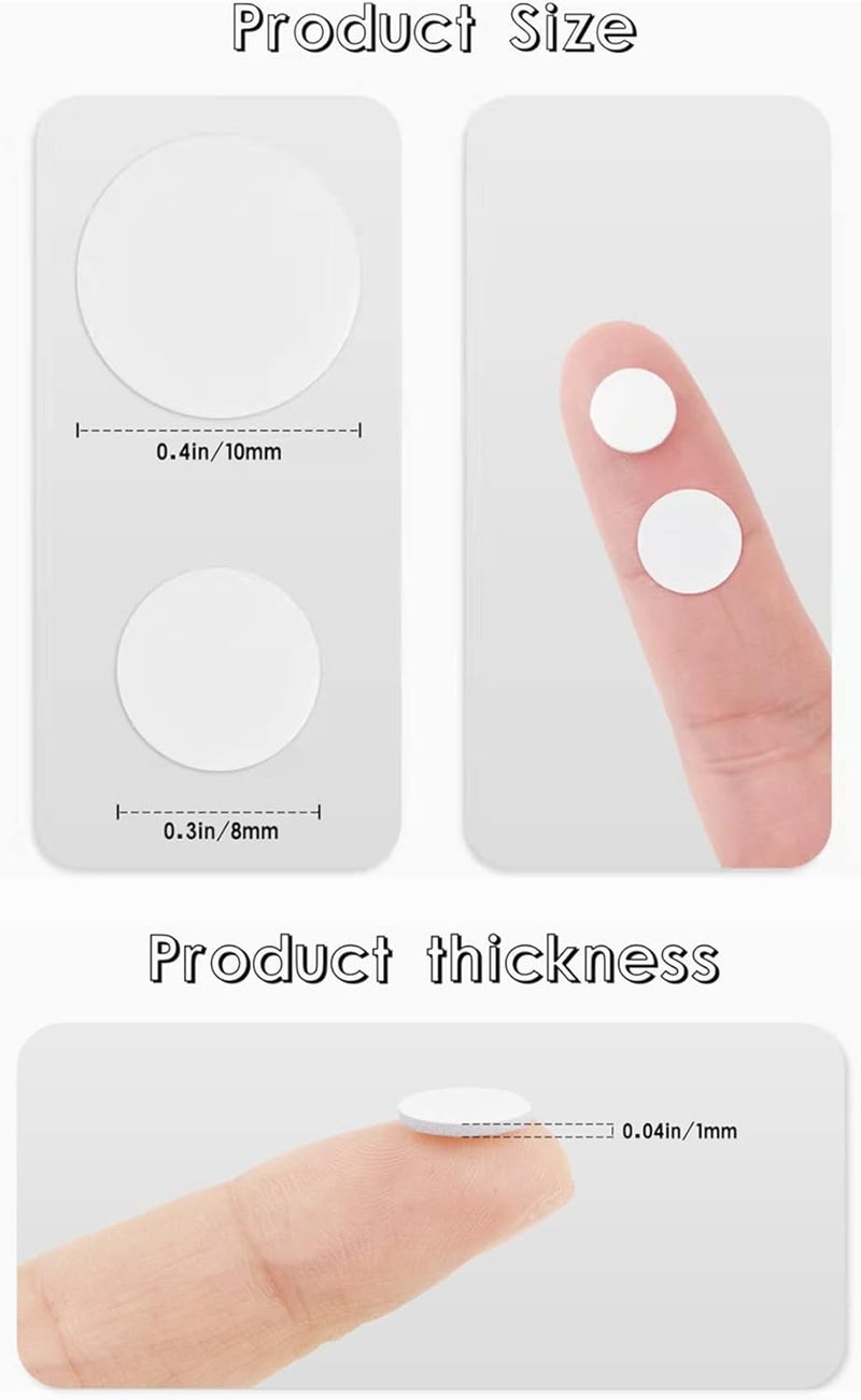 ACFELLE 10 Sheet Foam Round Dots Double-Sided Adhesive 3D Craft Foam Tape for DIY Handmade Crafts,Card Making Or Office Supplies,1000 Pieces,2 Sizes (0.3 inch & 0.4 inch) - Image 2