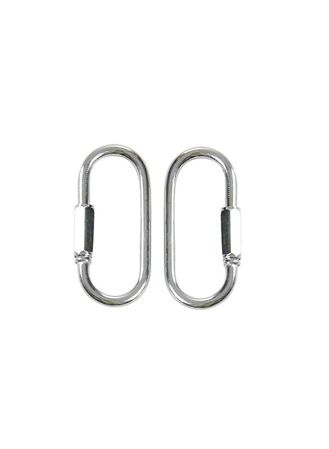 جساي تويز 2 قطعة الفولاذ المقاوم للصدأ روابط سريعة خطاف أمان لسلاسل التأرجح الفاخرة - Image 2