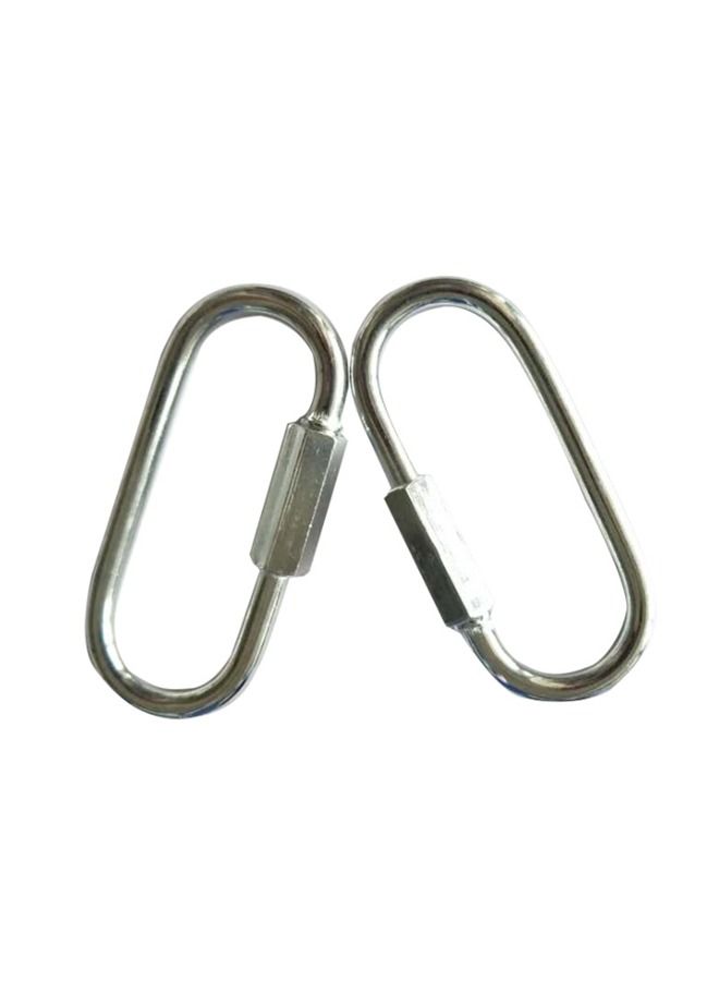 جساي تويز 2 قطعة الفولاذ المقاوم للصدأ روابط سريعة خطاف أمان لسلاسل التأرجح الفاخرة - Image 1