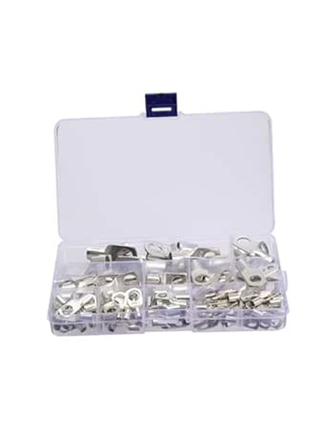 120 Pcs Heavy Duty Copper Battery Cable Terminal Connectors Wire Gauge Lugs - Image 1
