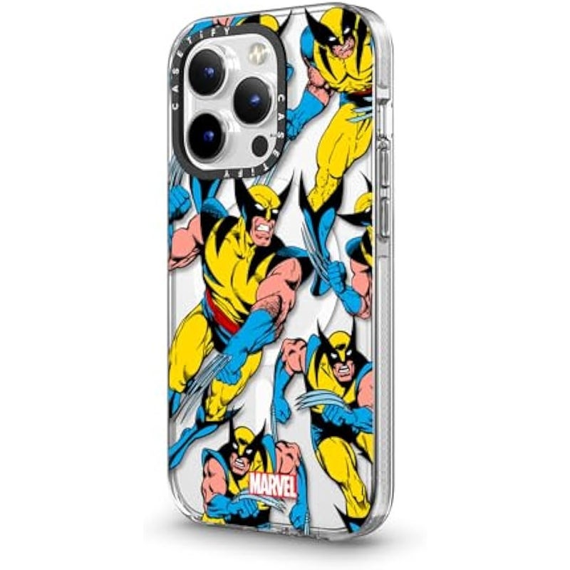 Casetify Clear iPhone 14 Pro Case 【Deadpool & Wolverine Co-Lab/Not Yellowing / 6.6ft Drop Protection/Magsafe】 - Wolverine Pattern Case - Clear - Image 5