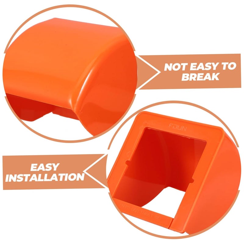 DOITOOL Outdoor Socket Waterproof Box Abs Material Easy Install Home Kitchen Rainproof Socket Cover - Image 3