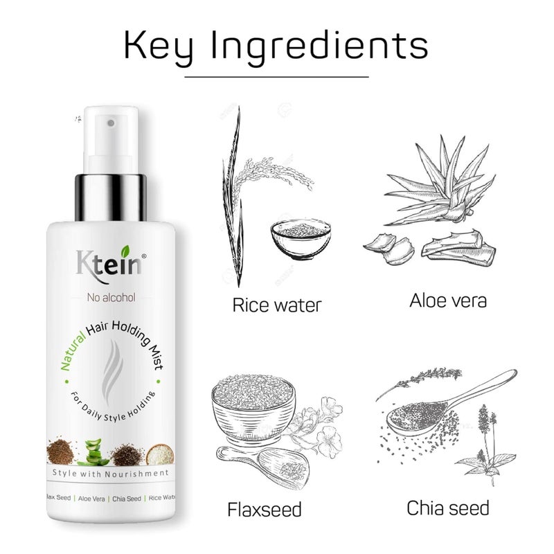 Ktein Hairstyle and Nourishment Combo 100ml Allin one Keratin Spray and Holding Spray 100ml - Image 4