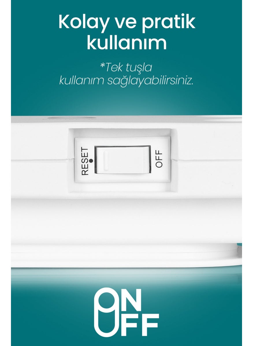 SPN3080B 2 Meter 8-Plug Surge Protected Socket