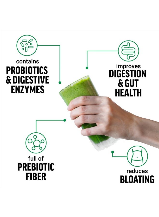 FORCE FACTOR Smarter Greens Superfoods Powder to Support Digestion and Bloating, Immunity, and Energy, Greens Powder with Probiotics, Digestive Enzymes, Antioxidants, and Fiber, 30 Servings - Image 2