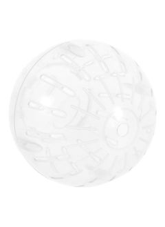 POPETPOP POPETPOP Hamster Exercise Ball, 4 Inch Hamster Running Ball Transparent Plastic Hamster Ball Wheel Guinea Pig Sports Ball for Dwarf Hamsters Small Pets Supply White  - Image 1