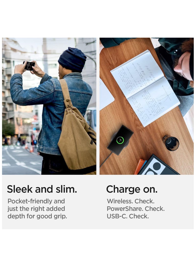 Spigen Neo Hybrid Case Designed for Galaxy S22 Ultra 2022 (Black) - Image 2