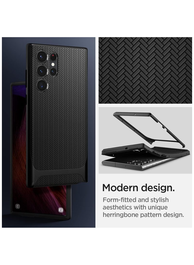 Spigen Neo Hybrid Case Designed for Galaxy S22 Ultra 2022 (Black) - Image 4