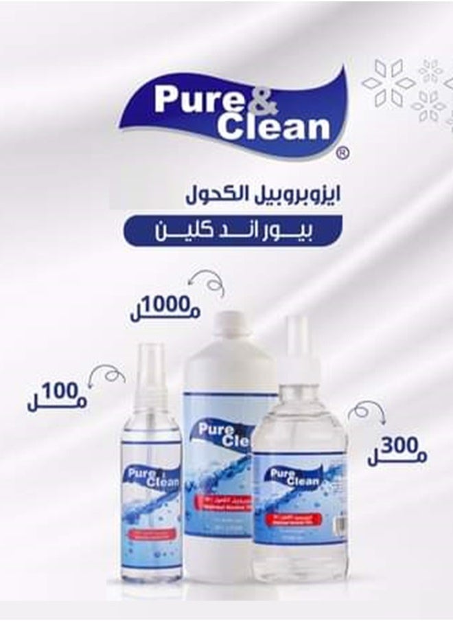 Pure & Clean - Pure & Clean Original Medical Isopropyl Alcohol 99.9% e1000 ML (ISO) - Image 1