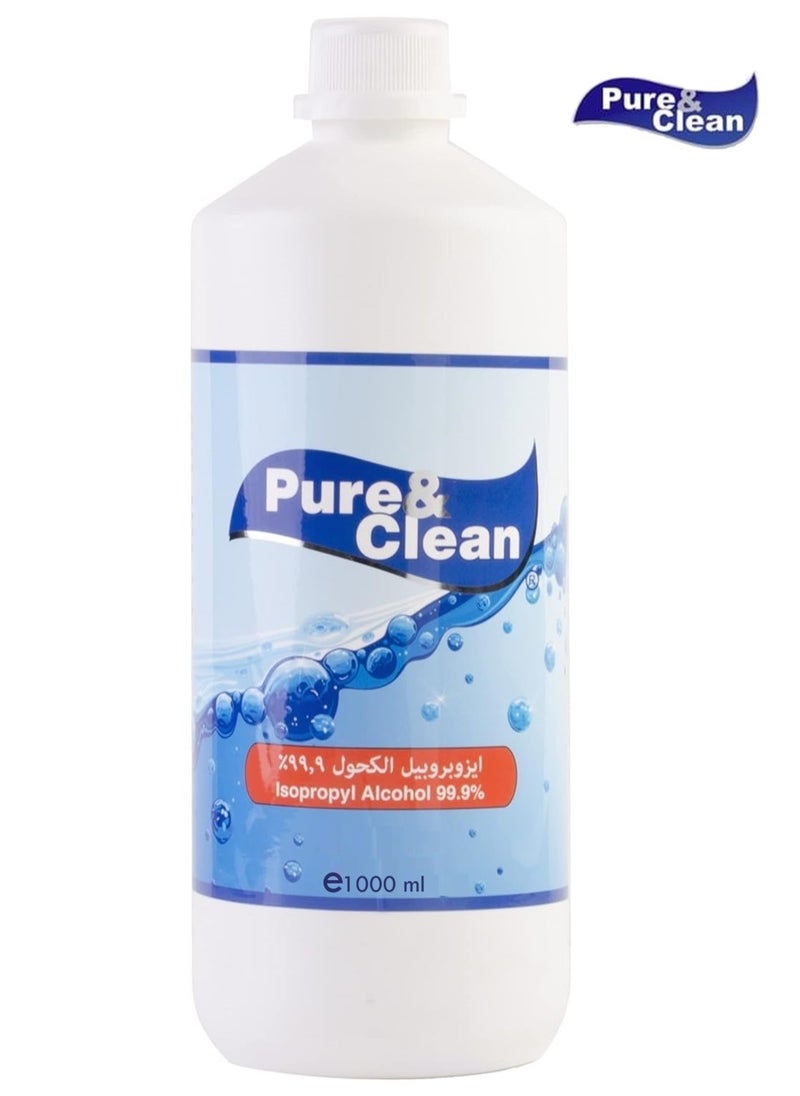 Pure & Clean - Pure & Clean Original Medical Isopropyl Alcohol 99.9% e1000 ML (ISO) - Image 1