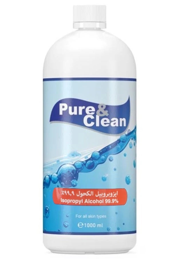Pure & Clean - Pure & Clean Original Medical Isopropyl Alcohol 99.9% e1000 ML (ISO) - Image 1