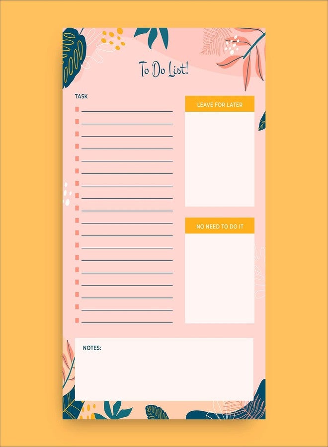 INNAXA to Do List Notepad by INNAXA, 50 Tear-Off Sheets, Motivational Checklist for Organizing and Tracking Life Goals, Habits, Achievements, Reminders, Priorities and Notes - Image 1