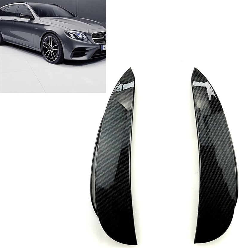 DEMULAX Carbon Fiber Look Front Bumper Vent Cover - Image 2