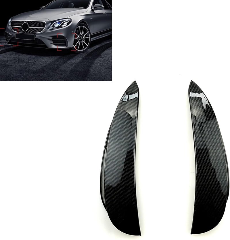 DEMULAX Carbon Fiber Look Front Bumper Vent Cover - Image 3