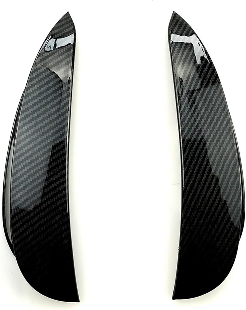 DEMULAX Carbon Fiber Look Front Bumper Vent Cover - Image 1