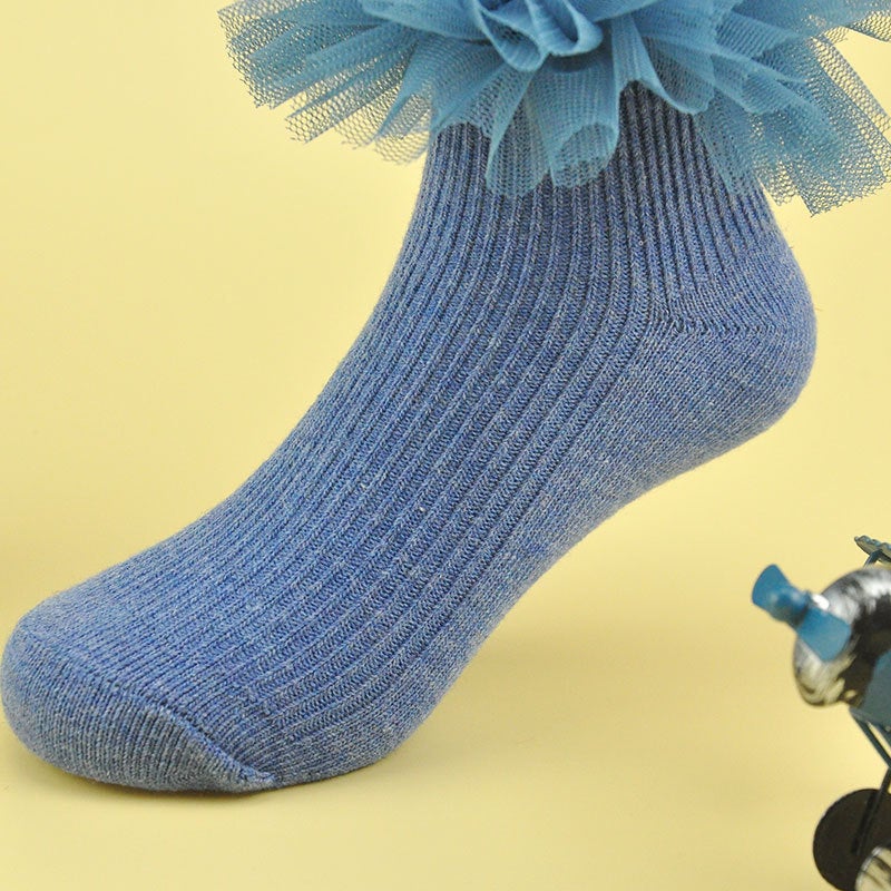 Children'S Socks Lace Princess Socks Comfortable Girls' Socks Thin Breathable Baby Cotton Socks - Image 5