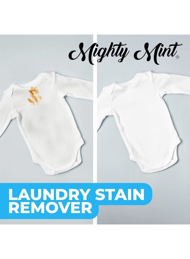 Mighty Mint Laundry Stain Remover, Parent's Choice Non-Toxic Spray for Stains from Food, Drink, Grease, Natural Peppermint Scent, 16oz - Image 4