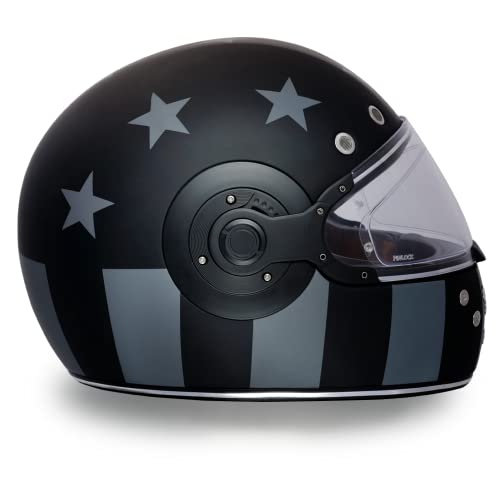 Daytona Helmets Retro Full Face Motorcycle Helmet - DOT Approved Vintage Helmet for Motorcycles, Cruisers, Scooters & Mopeds - Retro Motorcycle Helmets for Men, Women and Youth - Image 4