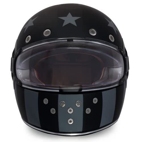 Daytona Helmets Retro Full Face Motorcycle Helmet - DOT Approved Vintage Helmet for Motorcycles, Cruisers, Scooters & Mopeds - Retro Motorcycle Helmets for Men, Women and Youth - Image 5