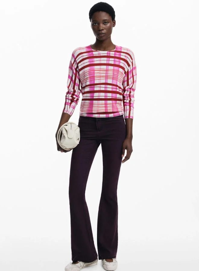 DESIGUAL Mikado striped sweater