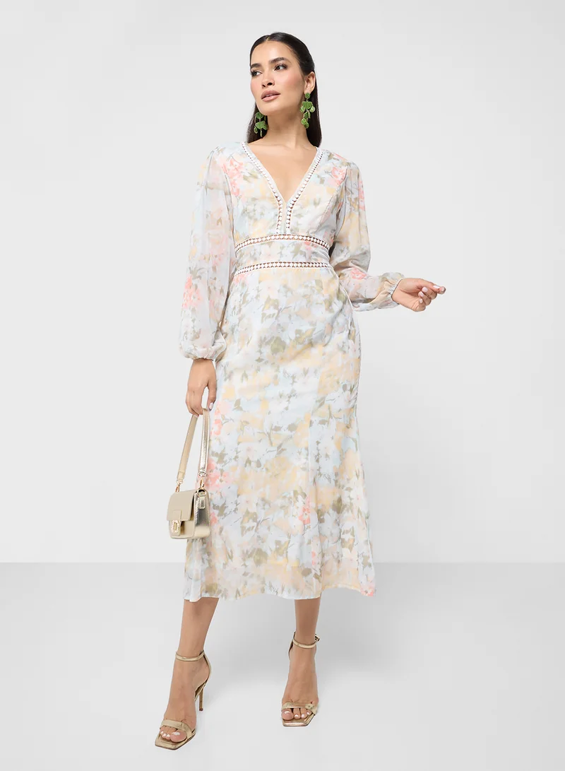 ELLA Floral Print Dress