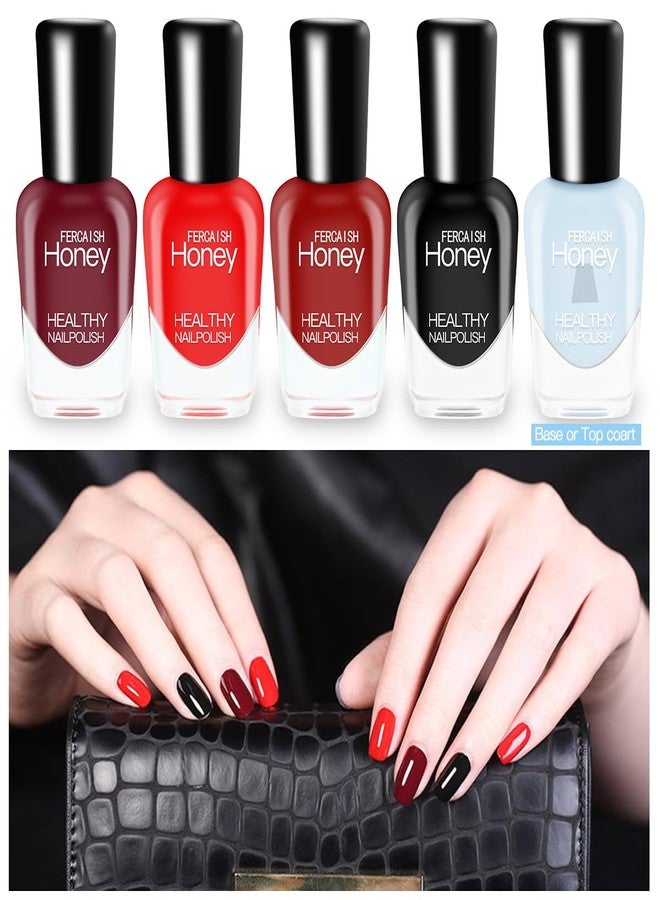 FERCAISH 20 Bottles Non Toxic Nail Polish Set, Eco-Friendly Easy Peel Off and Quick Dry Water Based Nail Polish for Women, Teens, Kids - Image 3