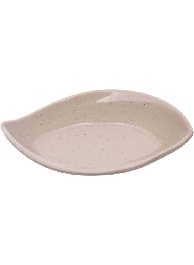 Moments Oval Plate, Small, Light Stone Olive - Image 2
