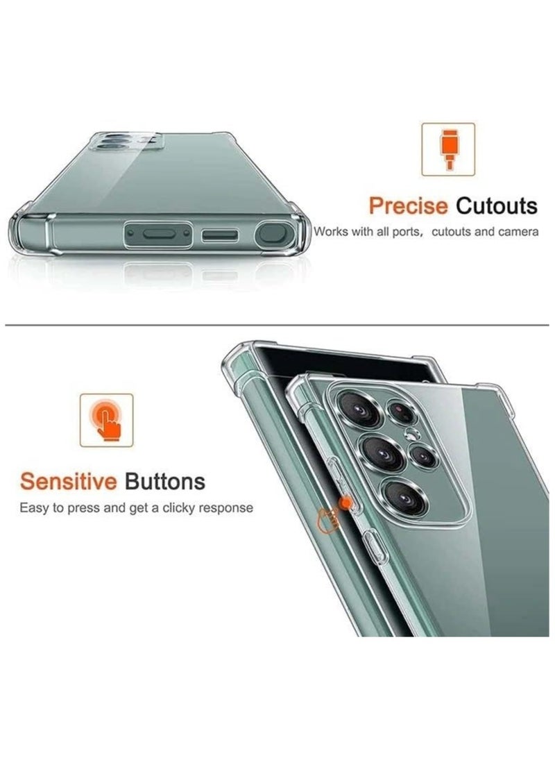 Raxoom Protective Case for Samsung Galaxy S24 Ultra Clear - Image 4