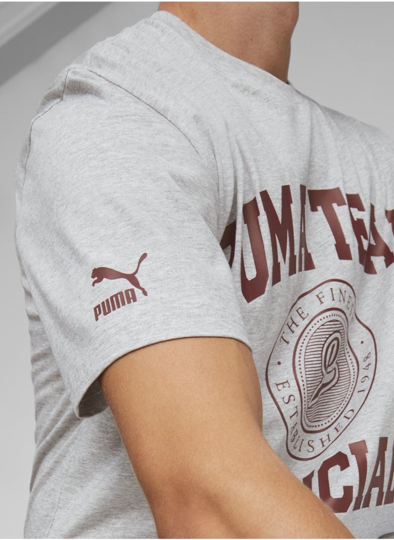 PUMA Team Graphic Mens Shortsleeve T-shirt  - Image 5