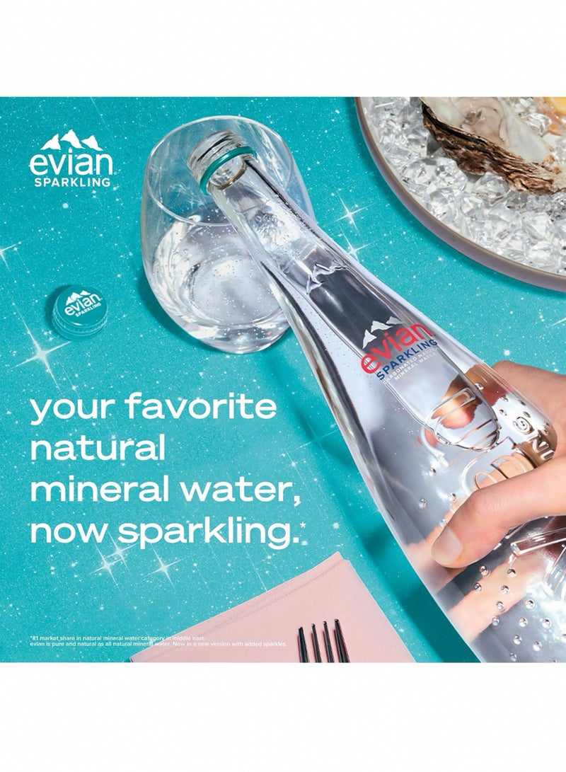 Evian Natural Mineral Water Glass  - 750ML (Pack of 12) - Image 3