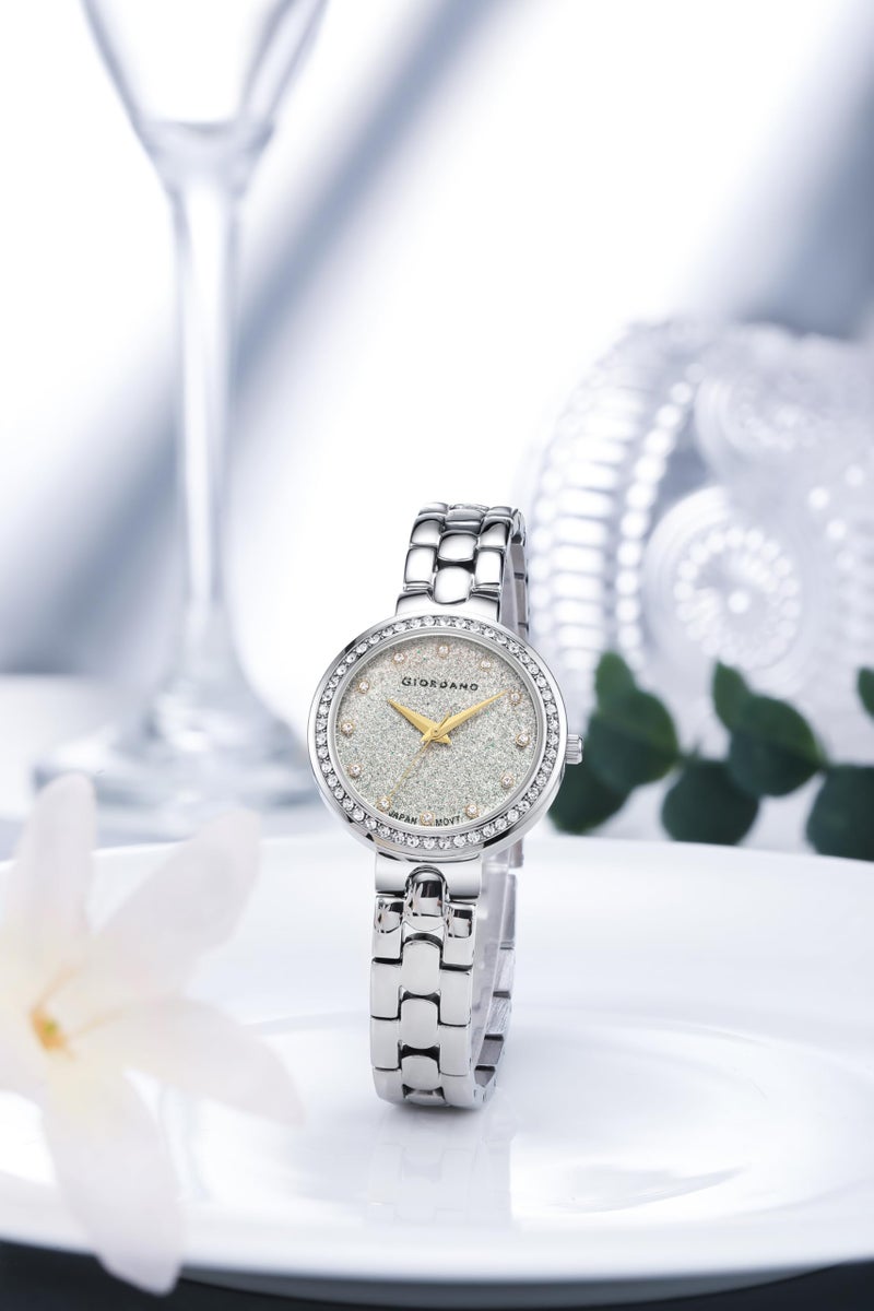 Giordano Analog Silver Dial Women's Watch - A2068-11 - Image 3