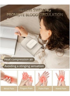 Ru syanl Wireless Hand Massager with Heat & Compression for Pain Relief – 3 Modes, Portable Electric Finger & Palm Therapy for Arthritis, Carpal Tunnel, Wrist Fatigue  - Image 4
