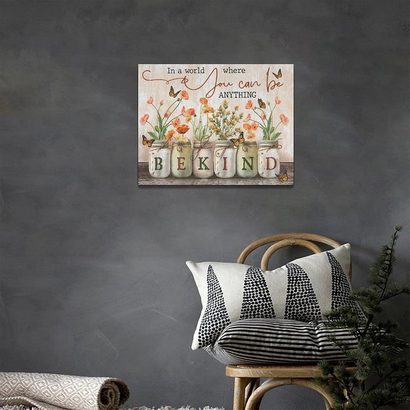 Tijuboni Farmhouse Bathroom Poppy Decor Wall Art - Image 2