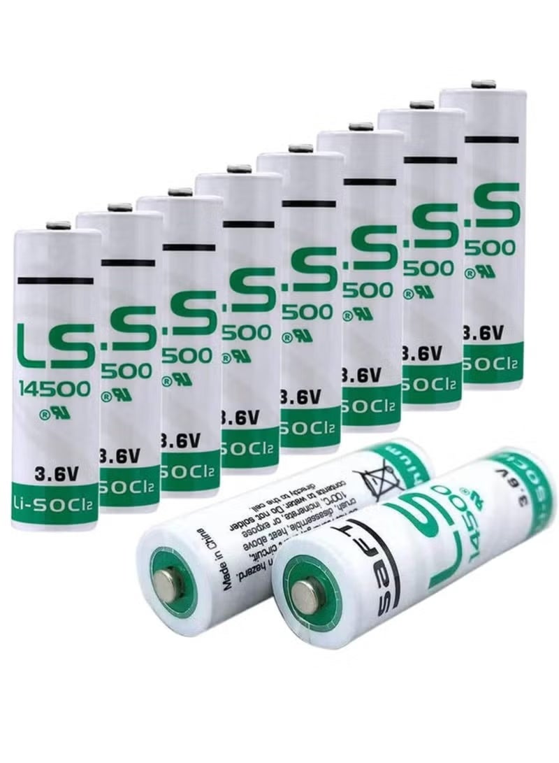 سافت بطارية ليثيوم SAFT LS14250 بقوة 3.6 فولت، خلية عالية الطاقة من نوع Li-SOCl2 بحجم نصف خلية AA، للاستخدامات الصناعية، وإنترنت الأشياء، والعدادات الذكية، والأجهزة الطبية، وأنظمة الطاقة الاحتياطية. - Image 1