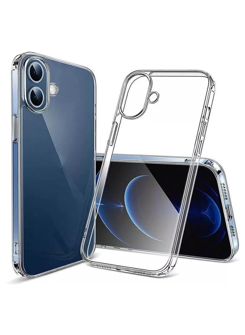 BORTONY iPhone 16 Plus Case Cover 6.7 Inch Scratch Resistant Crystal Clear Soft TPU iPhone 16 Plus Cover Precise Cutouts Slim Fit Protective Case Easy to Install Compatible with Apple iPhone 16 Plus - Image 1