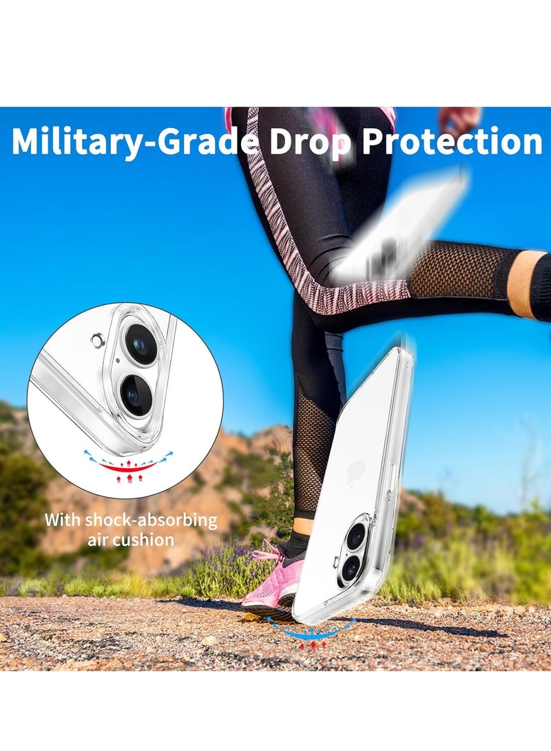 BORTONY iPhone 16 Plus Case Cover 6.7 Inch Scratch Resistant Crystal Clear Soft TPU iPhone 16 Plus Cover Precise Cutouts Slim Fit Protective Case Easy to Install Compatible with Apple iPhone 16 Plus - Image 3