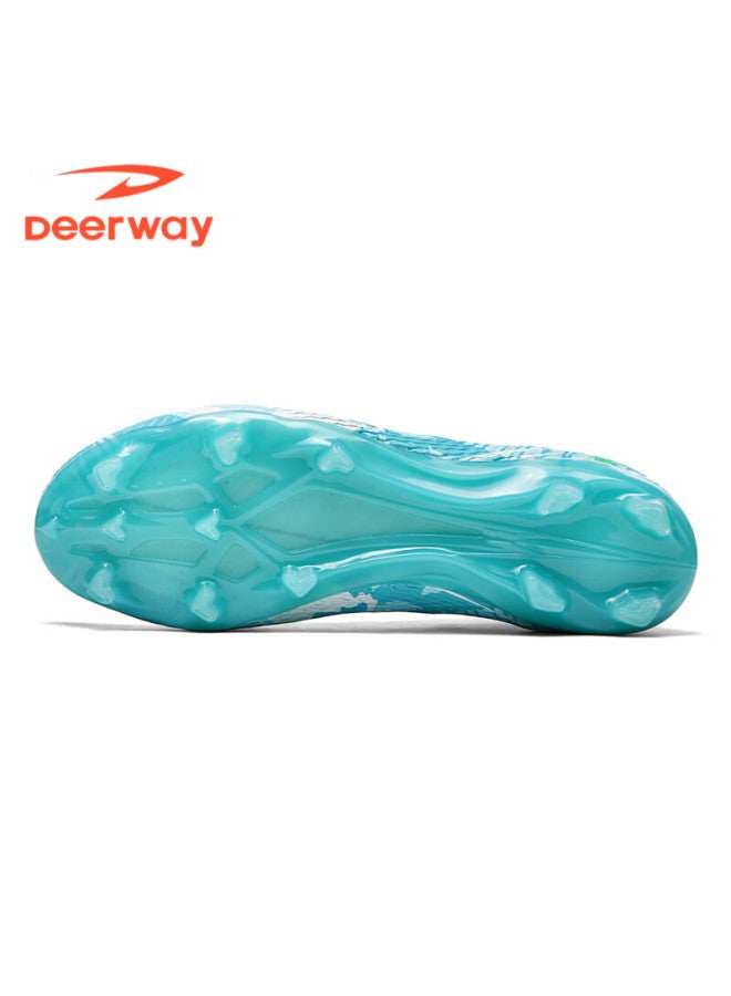 Deerway Adult Ag Stud Soccer Shoes Grass Field Durable Non-slip Training Football Shoes Light Grass Green Ag Studs Size 38 - Image 4