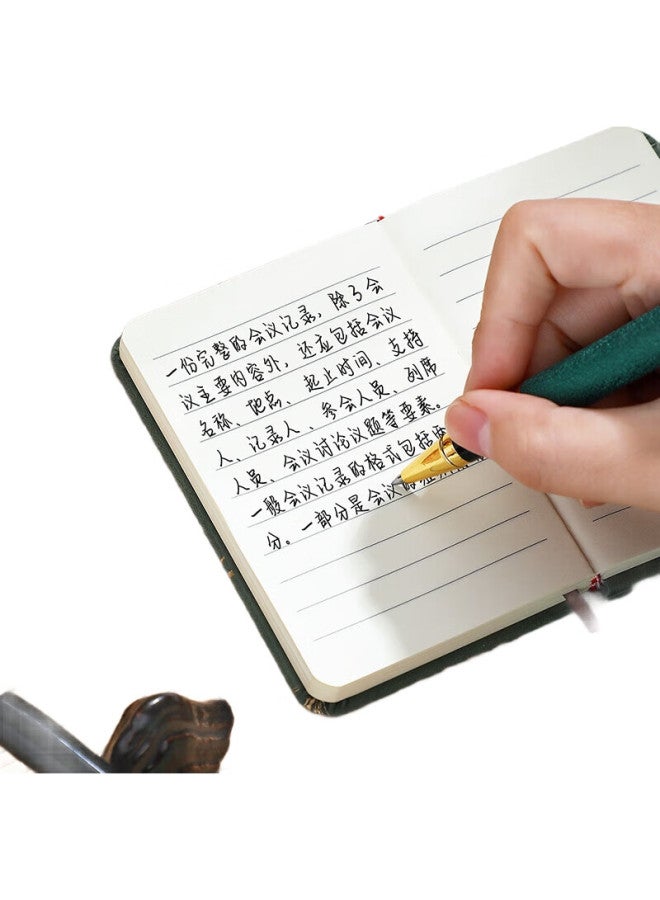 Longe [Lowest Price Online] Langjie, National Trend Small Notebook, Stylish Pocket Journal, Portable Mini Notebook, Pocket Memo Pad, A7 Exquisite Mini Journal, Handheld Memo Pad, Customizable - Image 3