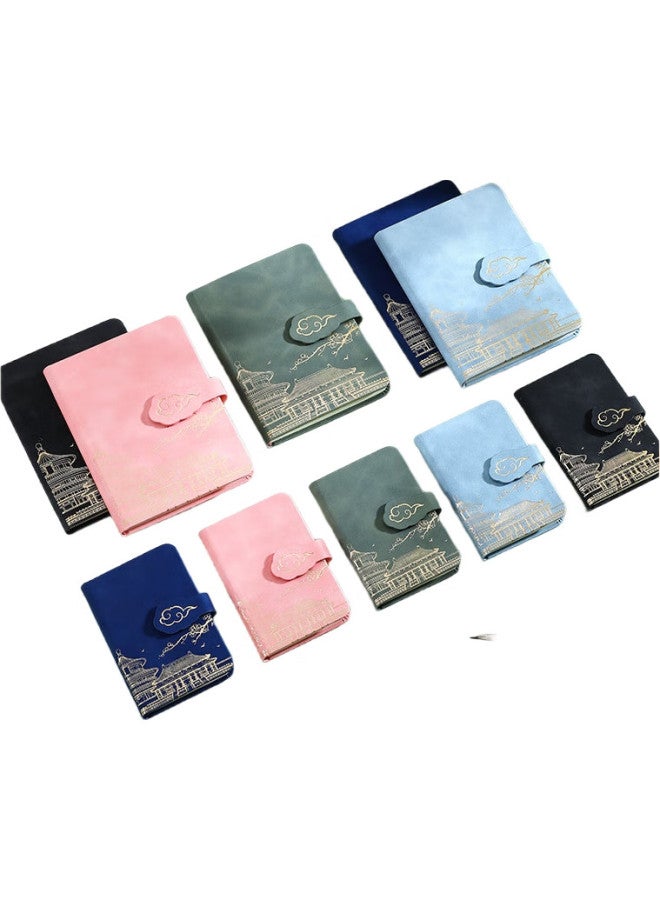 Longe [Lowest Price Online] Langjie, National Trend Small Notebook, Stylish Pocket Journal, Portable Mini Notebook, Pocket Memo Pad, A7 Exquisite Mini Journal, Handheld Memo Pad, Customizable - Image 1