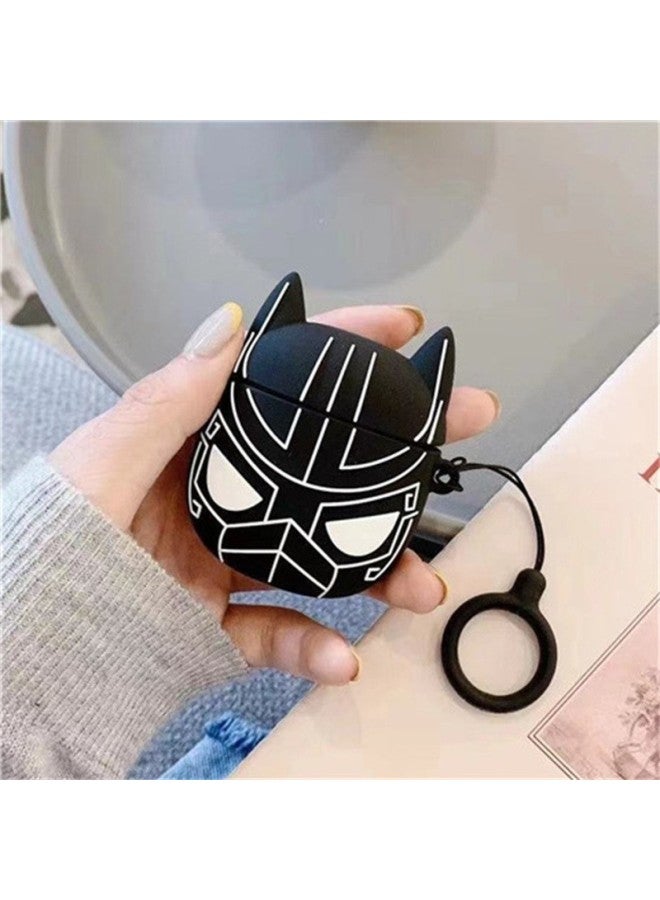 Creative Airpods Second Generation Silicone Protective Case For Apple Second Generation Wireless Bluetooth Headset Cartoon Cute Soft Case-Color:N13 (with Ring)-Applicable Model:airpods 1/2 Generation  - Image 1