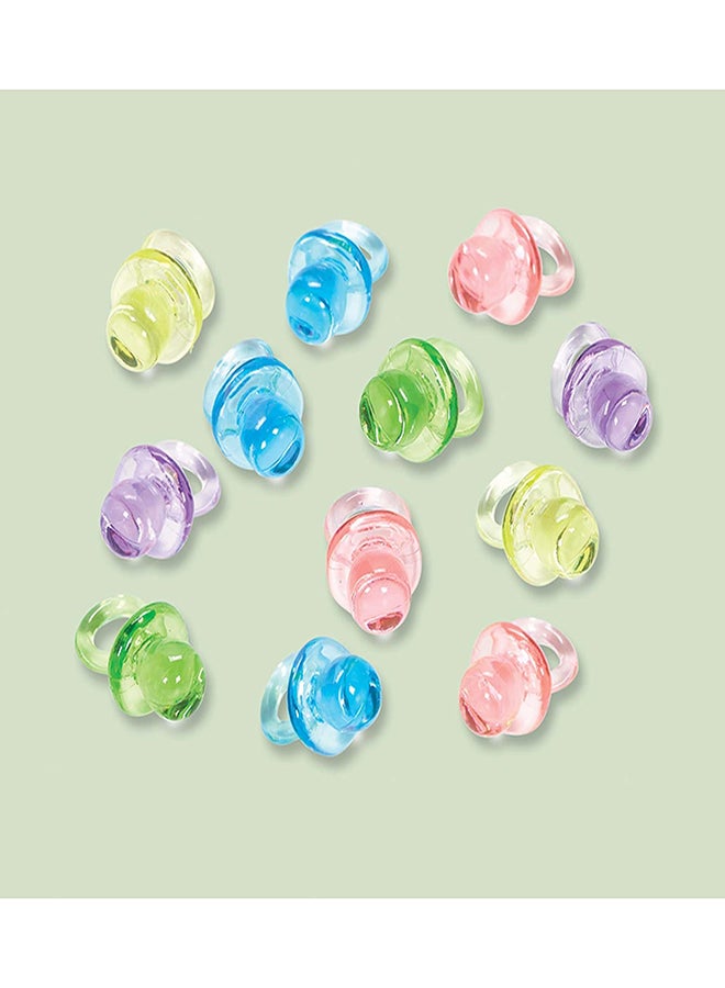 Amscan حفلات استقبال المولود محايدة مصغرة مصاصة 24 قطعة