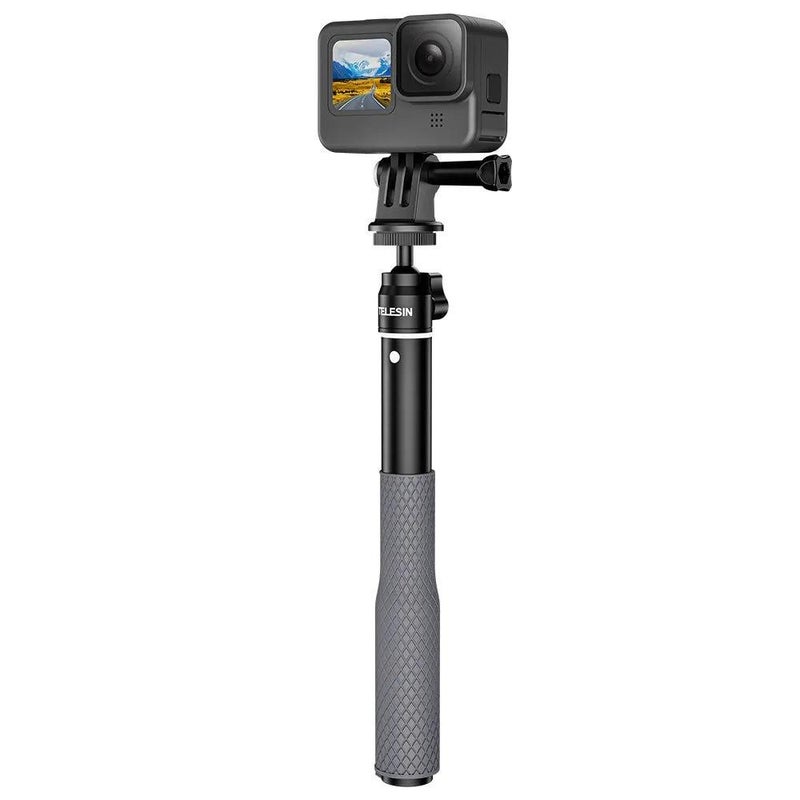 سلك صورة ذاتي محمل باليد رأس كرة من سبائك الألومنيوم Telesin مقاس 1/4 مناسب لكاميرات GOPRO DJI-Insta360 - Image 2