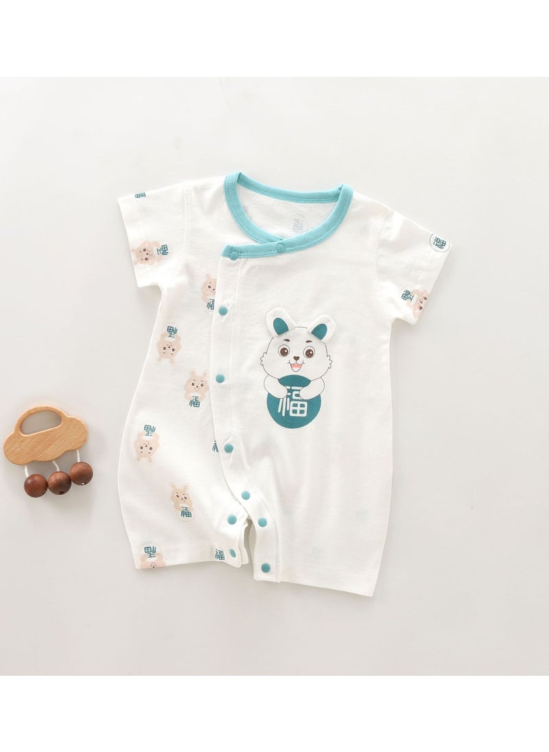 Loquat - Baby Summer Lightweight Breathable Short Sleeve Bodysuit - Image 1