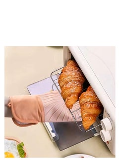 Generic Multicolor Silicone Oven Glove – Heat-Resistant, Extra-Long, Non-Slip Kitchen Oven Mitt, Heat Resistant Up to 446°F  - Image 2