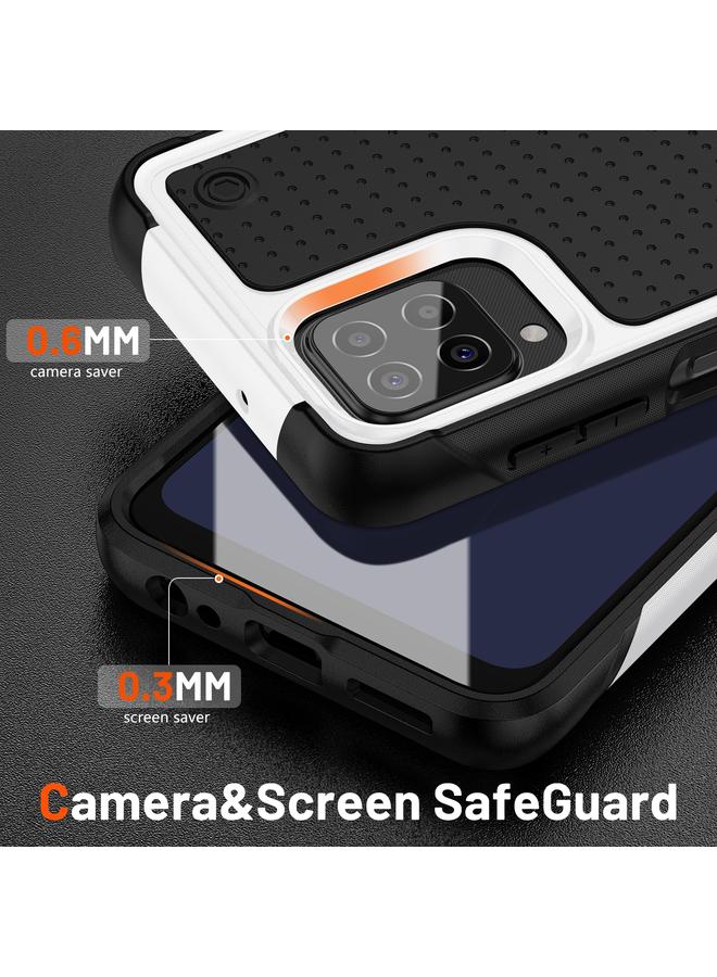 S-TOP Case For Samsung Galaxy A12 PC + TPU Shockproof Protective Phone Case - Image 4